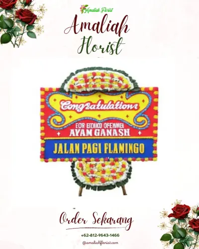 Bunga Papan Congratulation di Margalaksana